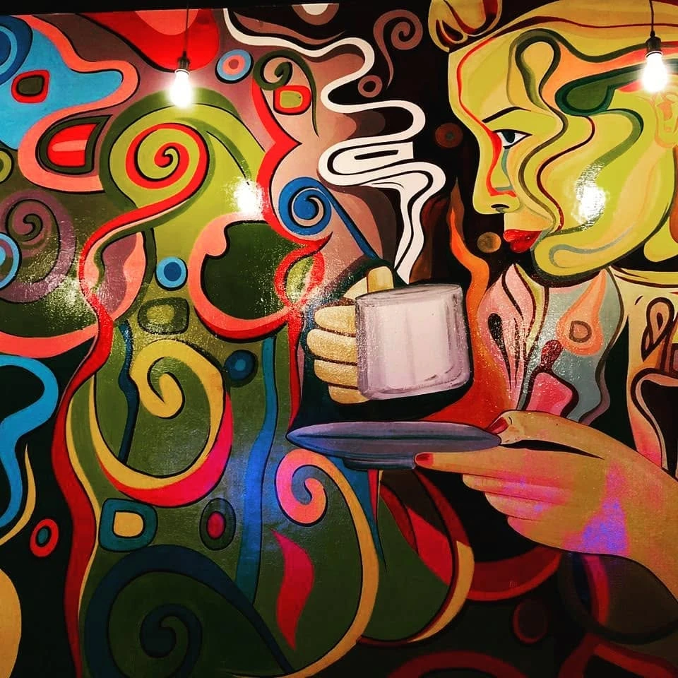 Truck-art mural